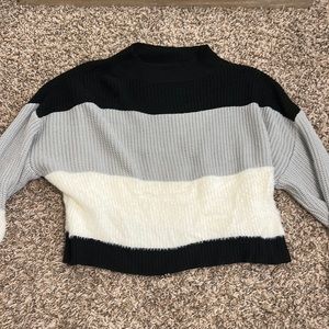 Shein sweater super cute with black jeans